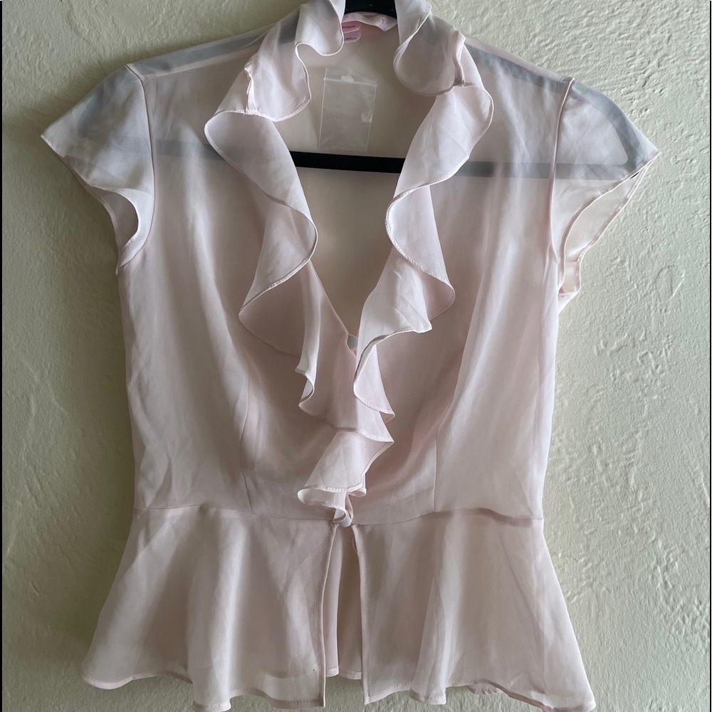 Victoria’s Secret Sheer Pink Top